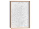 Bild REINDERS "Strahlen", weiß (farbe bild(er): weiß), B:30cm H:40cm T:3cm, Holzwerkstoff, Bilder, Bild