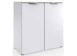 Kommode WIMEX "Level by fresh to go", weiß, B:81cm H:84cm T:41cm, Holzwerkstoff, Sideboards, Kommode, 2-türig mit soft-close Funktion, 81cm breit, 84cm hoch