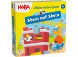 Spiel HABA "Meine ersten Spiele - Stein auf Stein", bunt, Spiele, Kinder, Holz, Papier, Pappe, Spiel