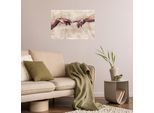 Wandsticker QUEENCE "Michelangelo", braun, B:120cm H:80cm T:0,1cm, Folie, Wandtattoos, Wandsticker, Selbstklebend, kinderleichte Anbringung