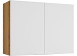 Hängeschrank GAMI "Hängeschrank EDEN Breite 80", weiß (eiche helvezia nachbildung), B:80cm H:60cm T:31cm, Holzwerkstoff, Schränke, Hängeschrank, Hängeschrank EDEN Breite 80
