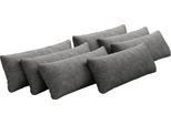 Sofakissen OTTO HOME "Mikado", grau, B:65cm H:25cm T:10cm, 100% Polyester, Polsterauflagen, Sofakissen, 3,5,6,7-teilige Kissen-Sets zur Auswahl