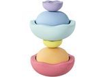 Balancetrainer STAPELSTEIN "Inside rainbow pastel", bunt (rainbow pastel), Balancetrainer, Kinder, Polypropylen, Balancetrainer