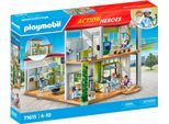 Konstruktions-Spielset PLAYMOBIL "Modernes Krankenhaus (71615), Action Heroes", bunt, Spielbausteine, Kinder, Kunststoff, Konstruktions-Spielset, Made in Europe