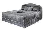 Tagesdecke, grau, B:217cm L:250cm, Polyester, WESTFALIA SCHLAFKOMFORT, Tagesdecken, Tagesdecke