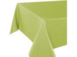 Tischdecke DELINDO LIFESTYLE "WIEN" Gr. 1, grün, B:160cm L:130cm, Polyester, Tischdecken, Tischdecke, Fleckabweisend, pflegeleicht, 180 g/m²