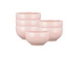 Schale SELTMANN WEIDEN "Müslischalen Amina ø 15 cm 6er Set", rosa (rosé), L:15,1cm, Schüsseln, Schale