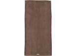 Duschtuch ROSS "Sinfonie", grau (taupe), B:70cm L:140cm, Frottier, Obermaterial: 100% Baumwolle, Handtücher, Duschtuch, in modernen Unifarben