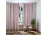 Vorhang KUTTI "Dimout" Gr. 4, rosa (rose), B:140cm H:245cm, Polyester, Gardinen, Vorhang, Verdunkelung, Thermo, isolierend, einfarbig, Topseller