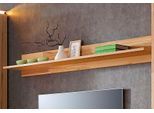 Wandboard VOGL MÖBELFABRIK, beige (kernbuche teilmassiv), B:162cm H:20cm T:22cm, Regale, Wandboard, Breite 162 cm