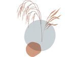 Bild KOMAR "Bohemian Reedbeds", beige (farbe bild(er): pastell), B:50cm H:70cm, Holz, Papier, Bilder, Bild, Wandbild zur Dekoration - ohne Rahmen