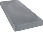 Spannbettlaken JANINE "ELASTIC 5002", grau (opalgrau), L:200cm, Jersey-Elasthan, Obermaterial: 95% Baumwolle, 5% Elasthan, Bettlaken, Spannbettlaken, für Matratzen bis 35 cm Höhe, 95% Baumwolle, hochwertig, langlebig
