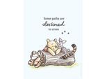 Bild KOMAR "Winnie the Pooh Path", bunt (farbe bild(er): bunt), B:30cm H:40cm, Holz, Papier, Bilder, Bild, Wandbild zur Dekoration im Kinderzimmer - ohne Rahmen