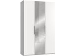 Kleiderschrank WIMEX "Level by fresh to go", weiß, B:150cm H:236cm T:58cm, Schränke, Kleiderschrank, mit Spiegeltüren
