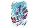 Bild KOMAR "Star Wars Classic Vector Hoth", bunt (farbe bild(er): bunt), B:50cm H:70cm, Holz, Papier, Bilder, Bild, Wandbild zur Dekoration im Kinderzimmer - ohne Rahmen