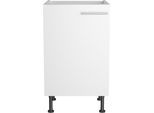 Spülenschrank OPTIFIT "Klara", weiß, B:50cm H:87cm T:58,4cm, Holzwerkstoff, Schränke, Spülenschrank, Breite 50 cm
