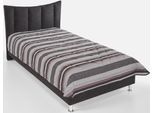 Tagesdecke, schwarz, B:155cm L:225cm, Polyester, WESTFALIA SCHLAFKOMFORT, Tagesdecken, Tagesdecke