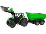 Spielzeug-Traktor LENA "WORXX Traktor Deutz-Fahr Agrotron 7250 TTV mit Anhänger", bunt, Spielzeugfahrzeuge, Kinder, Kunststoff, Spielzeug-Traktor, Made in Europe