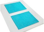 Platzset WIRTH "Lahnstein" Gr. 1, blau (türkis), B:40cm L:35cm, Obermaterial: 100% Polyester, Platzsets, Platzset