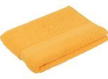 Badetuch GÖZZE "New York", gelb, B:100cm L:150cm, Frottier, Obermaterial: 100% Baumwolle, Handtücher, Badetuch, moderne Uni-Farben, strukturierte Borte, 100% Baumwolle, in 2 Größen