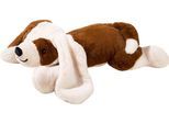 Kuscheltier HEUNEC "KUMA, Hund, 80 cm", braun (braun, beige), Plüschfiguren, KinderL:80cm, Polyester, Kuscheltier, Made in Germany, L:80cm