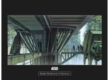 Bild KOMAR "Star Wars Classic RMQ Endor Dock", bunt (farbe bild(er): bunt), B:40cm H:30cm, Holz, Papier, Bilder, Bild, Wandbild zur Dekoration im Kinderzimmer - ohne Rahmen