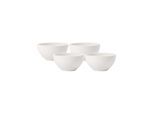 Schale VILLEROY & BOCH "Bol Artesano Original 600 ml 4er Set weiß", weiß, Schüsseln, Schale