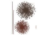 Wandtattoo KOMAR "Pusteblume - Größe 50 x 70 cm", braun, B:50cm H:70cm, Folie, Wandtattoos, Wandtattoo, selbstklebend, Wandsticker