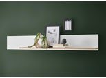 Wandboard HOME AFFAIRE "Hudson", weiß (eiche, weiß), B:150cm H:22cm T:21cm, Holzwerkstoff, Regale, Wandboard, in moderner Trendfarbe, Breite 150 cm