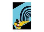 Bild KOMAR "Mickey Mouse Foot Tunnel", bunt (farbe bild(er): bunt), B:50cm H:70cm, Holz, Papier, Bilder, Bild, Wandbild zur Dekoration im Kinderzimmer - ohne Rahmen