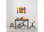 Leinwandbild KOMAR "Cheering - Größe 60 x 90 cm", bunt (farbe bild(er): bunt), B:60cm, Holz, Papier, Bilder, Leinwandbild, Keilrahmenbild mi Echtholzrahmen