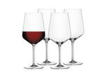 Rotweinglas SPIEGELAU "Rotweingläser Style 630 ml 4er Set transparent", bunt (transparent), 4 tlg., Glas, Trinkgefäße, Rotweinglas