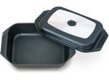 Bräter ELO "Karree Rechteckbräter 42x26cm", schwarz, B:26cm H:12,2cm L:42cm Ø:42cm, Töpfe, Bräter