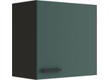 Hängeschrank OPTIFIT "Palma", grün (steingrün, antrhazit), B:60cm H:57,6cm T:34,6cm, Holzwerkstoff, Schränke, Hängeschrank, Breite 60 cm, 1 Tür, 1 Einlegeboden