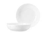Schale SELTMANN WEIDEN "Foodbowl Terra ø 25,5 cm 2er Set", weiß, L:25,5cm, Schüsseln, Schale
