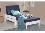 Ausziehbett OTTO HOME "ROBIN ", Bett, Made in Europe, FSC zertifiziertes Massivholz", weiß, B:76cm H:68cm L:83cm, Daybetten, Ausziehbett, zertifiziertes Massivholz, ohne Auflagen