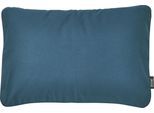 Dekokissen DONE. "Uni", blau (petrol, unifarben), B:40cm L:60cm, Baumwolle, Dekokissen_Sitzkissen_Kissenhüllen, Dekokissen, unifarben, Reißverschluss, Kissenhüle ohne Füllung, 1 Stück