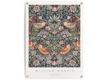 Poster REINDERS "William Morris - Erdbeerdieb", bunt (farbe bild(er): bunt), B:60cm H:80cm T:0,1cm, Leinwand, Bilder, Poster, Outdoor für Garten oder Balkon