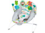 Babywippe BRIGHT STARTS "Playful Paradise™ Vibrating Bouncer", Baby, bunt, Kunststoff, Metall, Babywippen Babywippe, mit Sound-Effekt