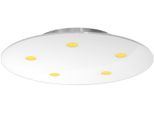 EVOTEC LED Deckenleuchte "SUN LED", Energieeffizienz: E, weiß (edelstahlfarben, weiß), 5, Ø 57cm, 1 Stk., Leuchten, LED Deckenlampe, LED Deckenleuchte