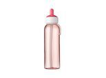 Trinkflasche MEPAL "Wasserflasche Flip-Up Campus 500 ml", rosa (pink), 500ml, Trinkflaschen, Trinkflasche