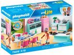Konstruktions-Spielset PLAYMOBIL "Küche mit Essplatz (71608), myLife", bunt, Spielbausteine, Kinder, Kunststoff, Konstruktions-Spielset, Made in Europe