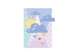 Bild KOMAR "Winnie the Pooh Clouds", bunt (farbe bild(er): bunt), B:50cm H:70cm, Holz, Papier, Bilder, Bild, Wandbild zur Dekoration im Kinderzimmer - ohne Rahmen