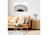 Wandsticker QUEENCE "Pusteblume", weiß, B:120cm H:80cm T:0,1cm, Folie, Wandtattoos, Wandsticker, Selbstklebend, kinderleichte Anbringung