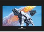 Bild KOMAR "Star Wars Classic RMQ Hoth Battle AT-AT", bunt (farbe bild(er): bunt), B:70cm H:50cm, Holz, Papier, Bilder, Bild, Wandbild zur Dekoration im Kinderzimmer - ohne Rahmen