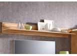Wandboard VOGL MÖBELFABRIK, braun (wildeiche teilmassiv), B:162cm H:20cm T:22cm, Regale, Wandboard, Breite 162 cm