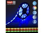 NÄVE LED-Streifen "Stripe", bunt, Flammen 1 Stk., Kabellänge 150m, Lichterketten, LED Stripe RGB, Tuya, Bluetooth, 5m, Fernbedienung, IP20, Dimmbar,19W, LED-Streifen