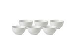 Schale RITZENHOFF & BREKER "Müslischalen Bianco ø 15.0 cm 6er Set weiß", weiß, L:15cm, Schüsseln, Schale