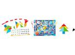 Spielcenter HAPE "Labyrinth- & Tangram-Tafel „Weltraum”", bunt, Motorikspielzeug, BabyB:40cm H:30cm T:3,5cm, Baumwolle, Holz, Kunststoff, Spielcenter, B:40cm H:30cm T:3,5cm