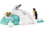 Spielfigur SCHLEICH "WILD LIFE, Pinguin-Familienspaß (42661)", bunt, Spielfiguren, Kinder, Kunststoff, Spielfigur